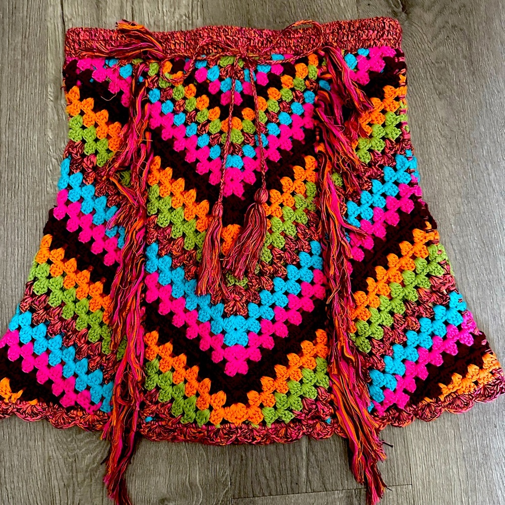 Spell and the gypsy collective Joni crochet skirt!altered!